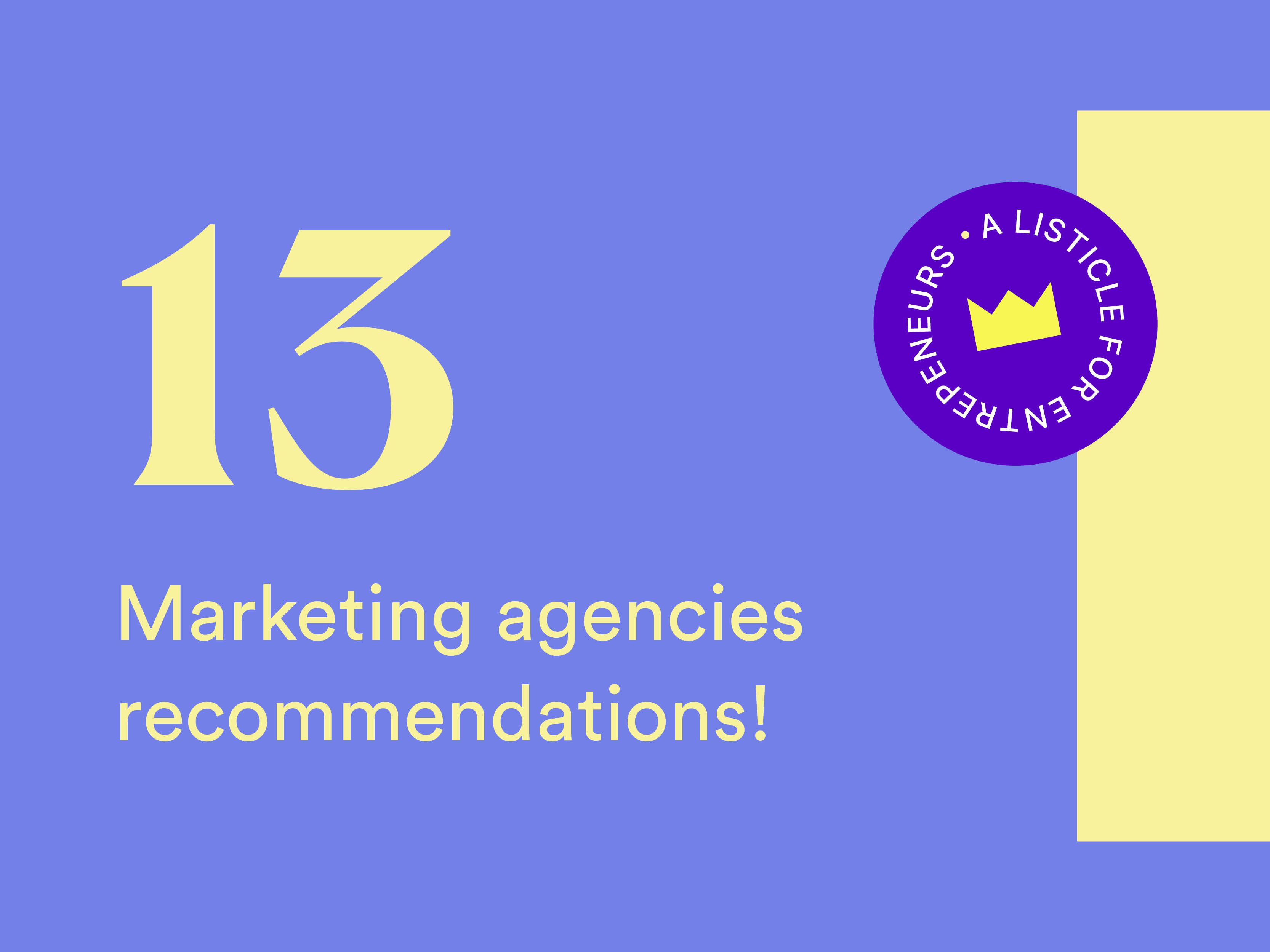 Best 13 marketing agencies to take your restaurant to the next level